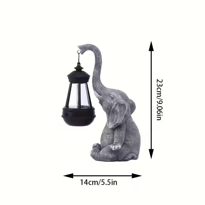 1 Piece Elephant Solar Lantern