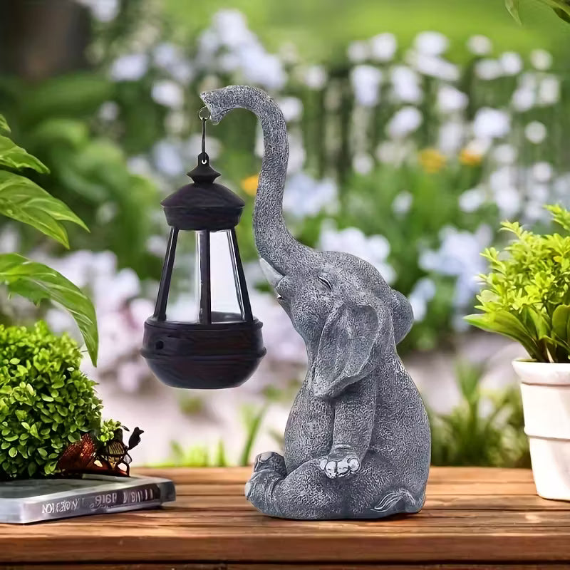 1 Piece Elephant Solar Lantern